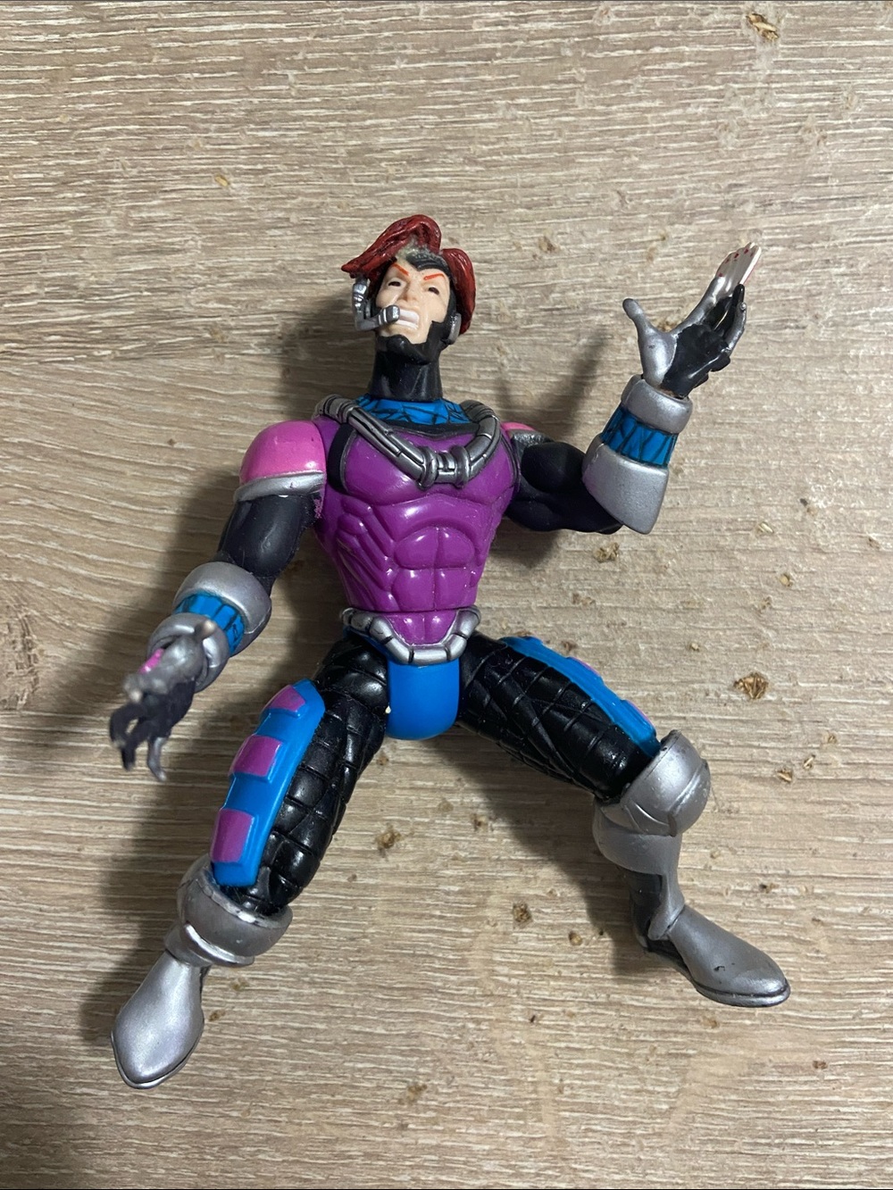 Toy Biz Vintage 1997 Marvel Comics X-Men Robot Fighters Gambit 5" Figure Loose